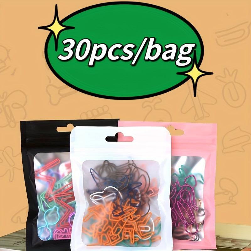 30pcs Oversized Coated Paper Clip for Office and School