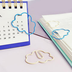 20pcs Creative Cloud Paper Clips School Supplies