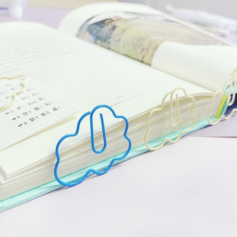 20pcs Creative Cloud Paper Clips School Supplies