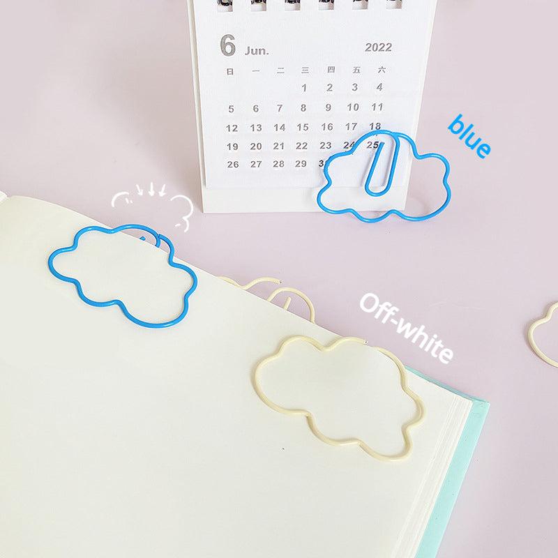 20pcs Creative Cloud Paper Clips School Supplies