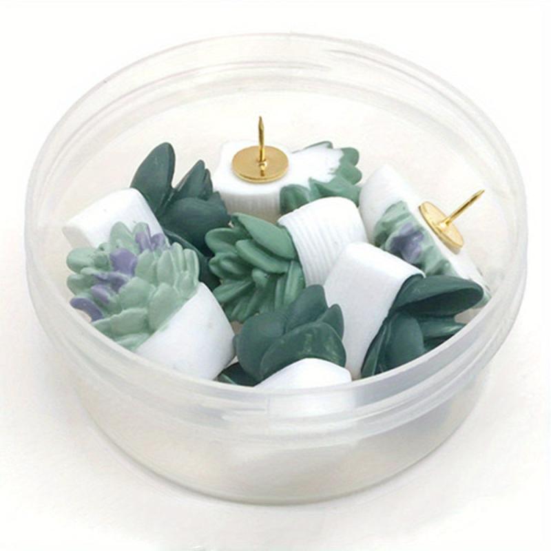 9pcs Creative Succulent Cactus Pushpin Thumbtack