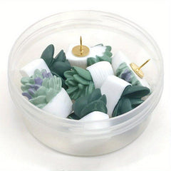 9pcs Creative Succulent Cactus Pushpin Thumbtack
