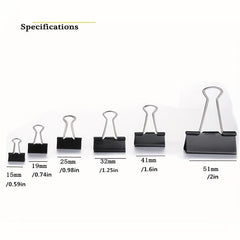 Long Tail Clip 19mm Boxed 1 Box 12 Pack Metal