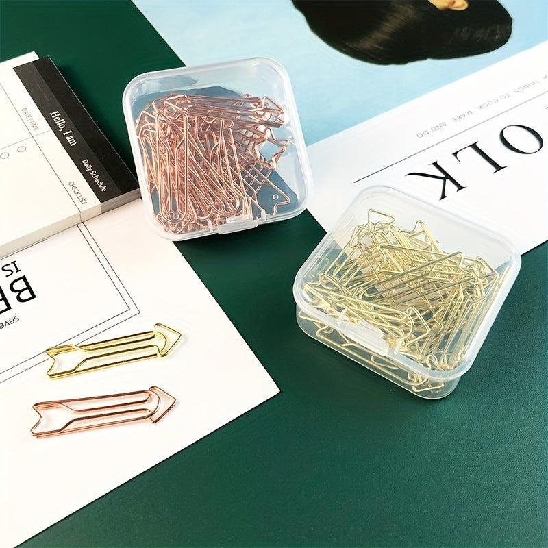 Arrow Shape Paper Clips Funny Paperclips Planner Clips for Office Supplies