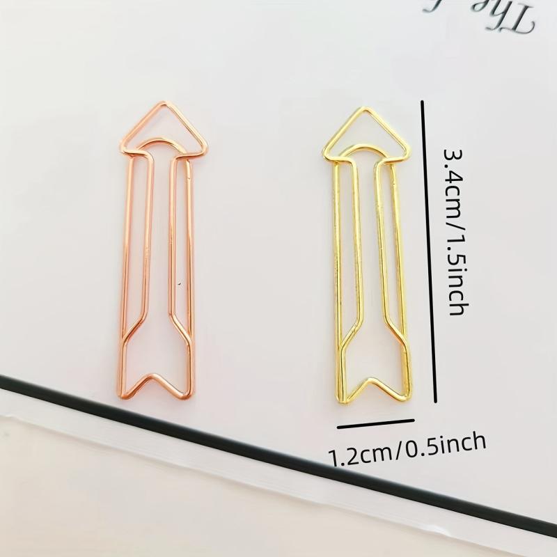 Arrow Shape Paper Clips Funny Paperclips Planner Clips for Office Supplies