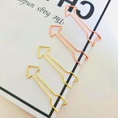 Arrow Shape Paper Clips Funny Paperclips Planner Clips for Office Supplies