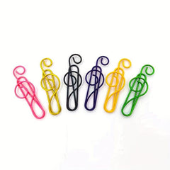 30pcs Mix Colors Metal Paper Clips Bookmarks For Office School Stationery