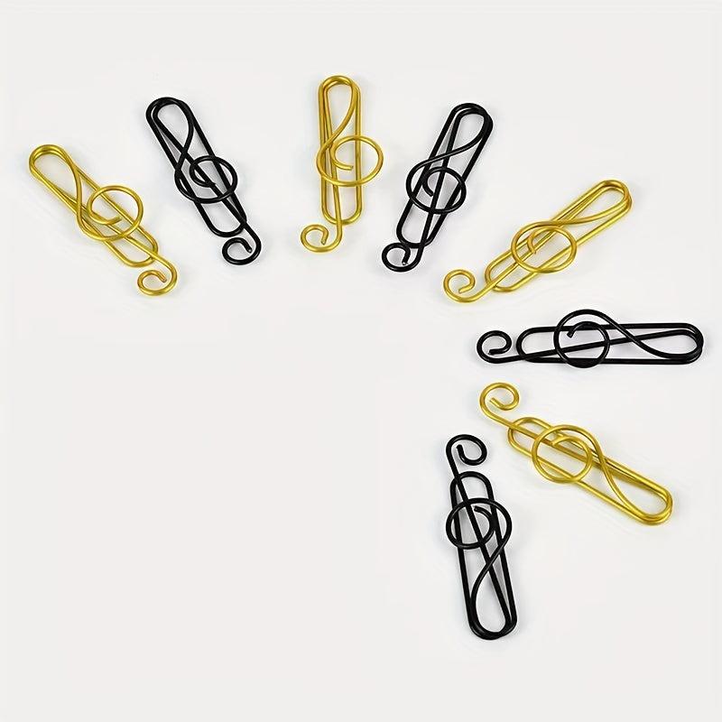 30pcs Mix Colors Metal Paper Clips Bookmarks For Office School Stationery