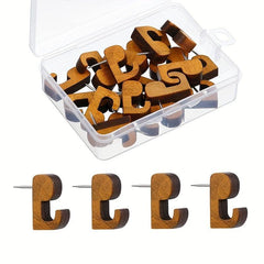 20pcs Decorative Push Pin Hooks for Home Office School & Photo Wall Decor