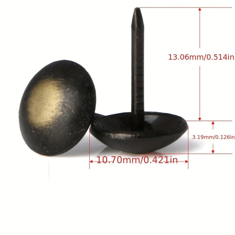 20pcs Antique Iron Door Nail Decorative Tack Stud Pushpin Furniture Cat's Eye