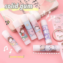 Cartoon Glue Stick Office Supplies Student Stationery DIY