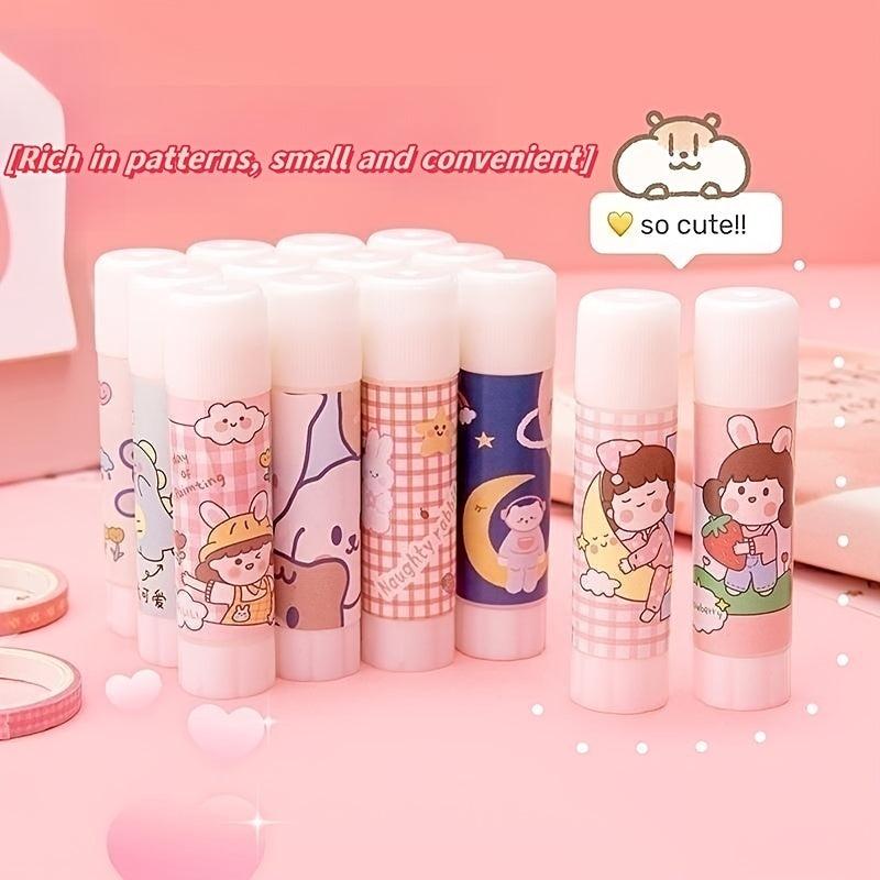 Cartoon Glue Stick Office Supplies Student Stationery DIY