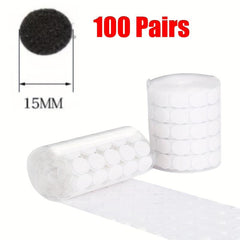 Self Adhesive Dot 200 Pcs 1 Diameter Sticky Back Hook And Loop Coins