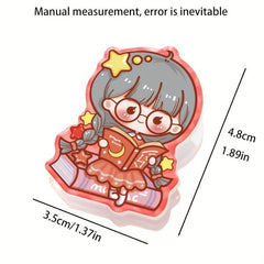 Cartoon Acrylic Small Clip Stationery Clip Test Paper Clip File Storage Clip