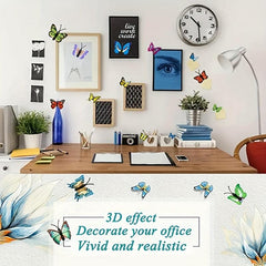 3D Butterfly Pushpins Decorative Cork Board Nails