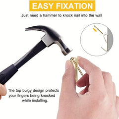 50pcs Picture Hangers Professional Hooks Kit Support Up To 13 61KG