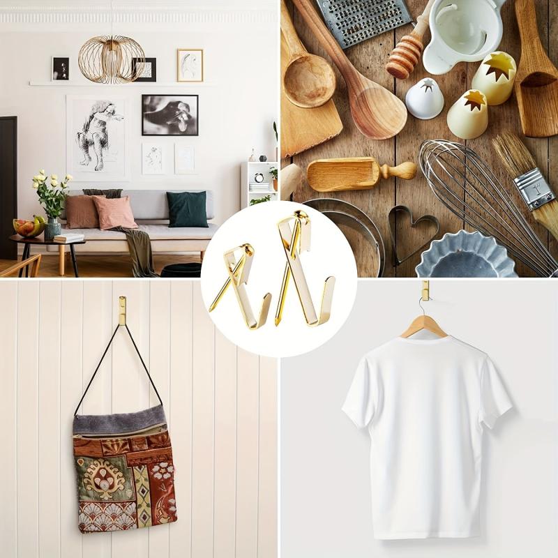 50pcs Picture Hangers Professional Hooks Kit Support Up To 13 61KG