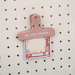Colorful Magnetic Suction Series Clip Office File Bill Diary Clip