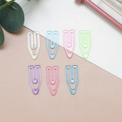 50pcs 38mm Large Arrow Paper Clips for File Sorting & Bookmarking