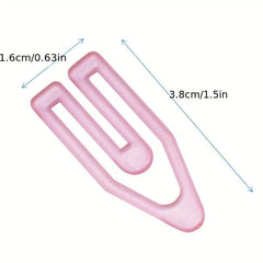 50pcs 38mm Large Arrow Paper Clips for File Sorting & Bookmarking
