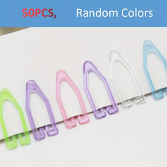 50pcs 38mm Large Arrow Paper Clips for File Sorting & Bookmarking