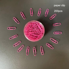 Box Paper Clip Macaron Paper Clip Data Classification For Learning