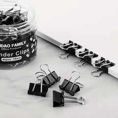 Small Binder Clips 40 Pack 3 4 Inch 19 Mm Office Clips