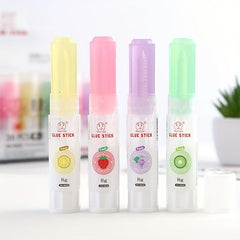 4pcs Fruit Fragrance Student Solid Glue Stick