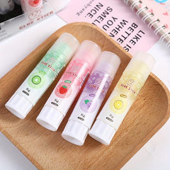 4pcs Fruit Fragrance Student Solid Glue Stick