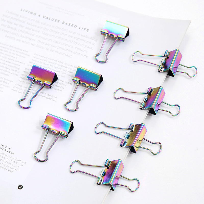 Colorful Long Tail Clip Office Supplies Binding Clip