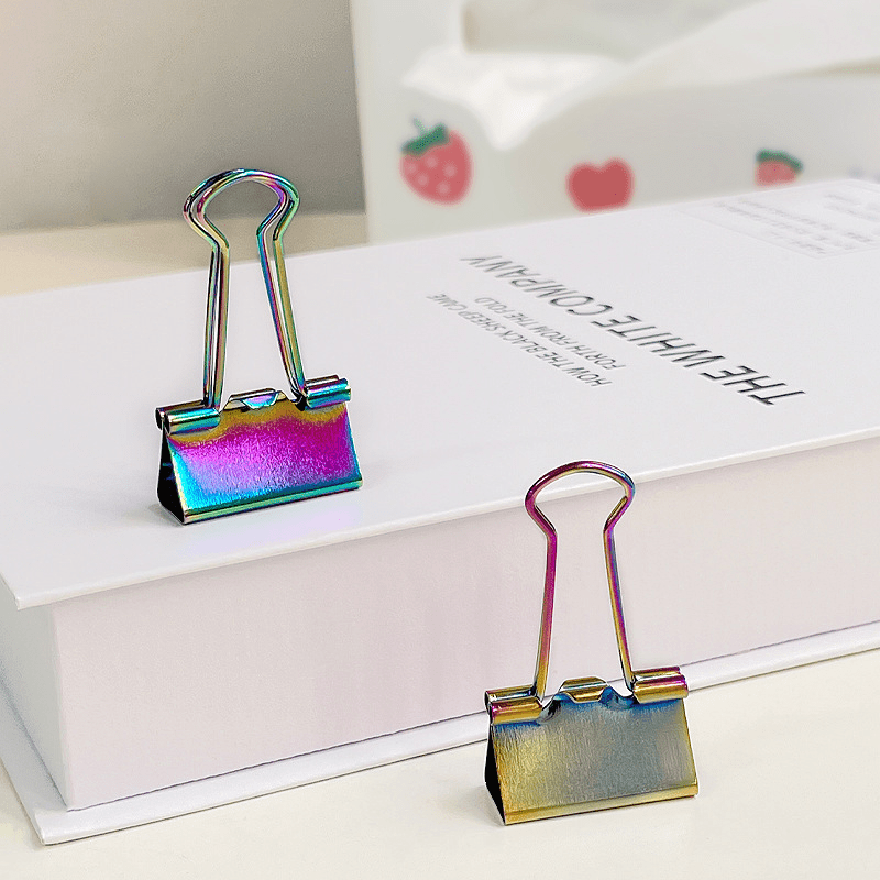 Colorful Long Tail Clip Office Supplies Binding Clip