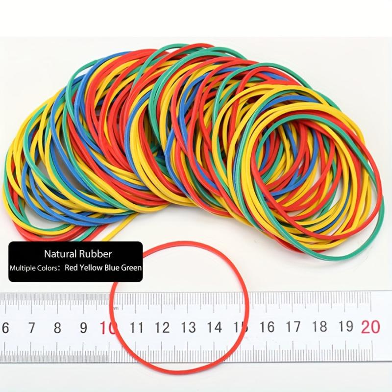 50mm Rubber Bands 200pcs Bag Multiple Colors