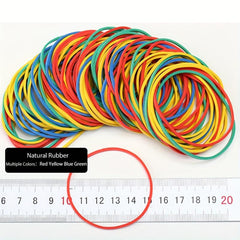 50mm Rubber Bands 200pcs Bag Multiple Colors