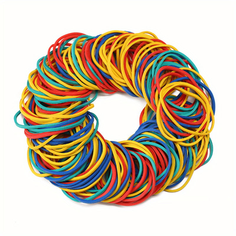 50mm Rubber Bands 200pcs Bag Multiple Colors