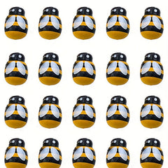 30pcs Wooden Ladybug Cork Board Decoration Push Pins