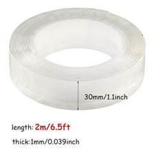 Widened Heavy Duty Double Sided Tape for Detachable and Traceless Installation