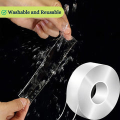 Widened Heavy Duty Double Sided Tape for Detachable and Traceless Installation