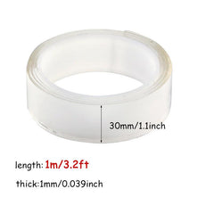 Widened Heavy Duty Double Sided Tape for Detachable and Traceless Installation