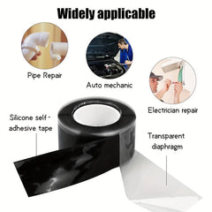 Waterproof Silicone Repair Tape With Strong Self Bonding