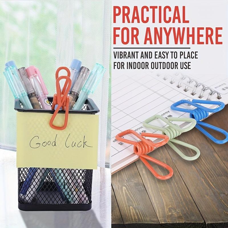 15pcs Clothespin Small Clip Stationery Clip Photo Clip Paper Clip Binder