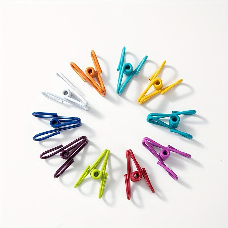 15pcs Clothespin Small Clip Stationery Clip Photo Clip Paper Clip Binder