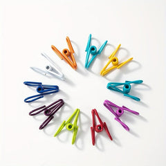 15pcs Clothespin Small Clip Stationery Clip Photo Clip Paper Clip Binder