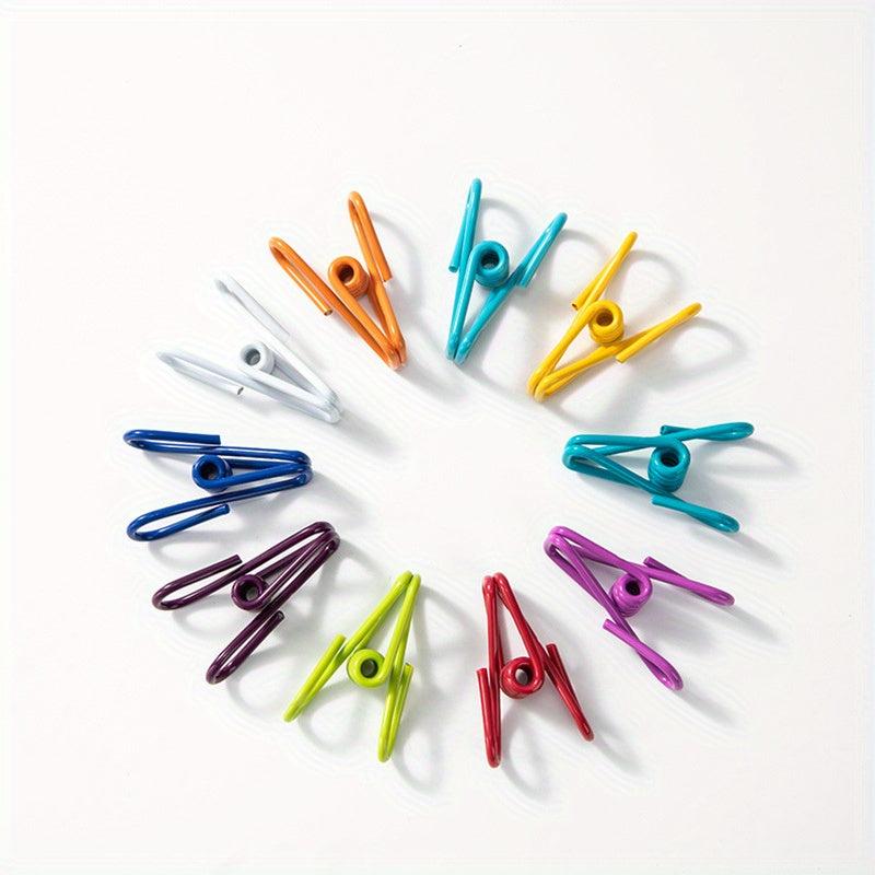 15pcs Clothespin Small Clip Stationery Clip Photo Clip Paper Clip Binder