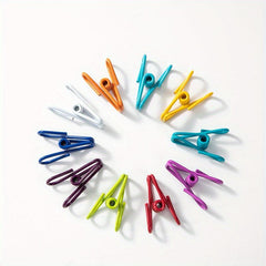 15pcs Clothespin Small Clip Stationery Clip Photo Clip Paper Clip Binder