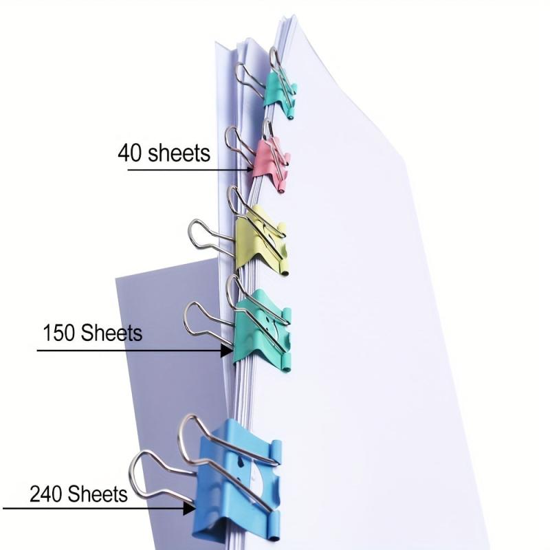 Dovetail Clips Binder 32pcs Large Medium Small Size Combo Storage