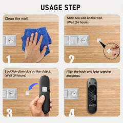 0.79in Square Adhesive Dots - Sticky Back Hook and Loop Fastener
