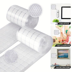 0.79in Square Adhesive Dots - Sticky Back Hook and Loop Fastener