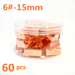 Elegant Rose Binder Clips with Long Tail Clips