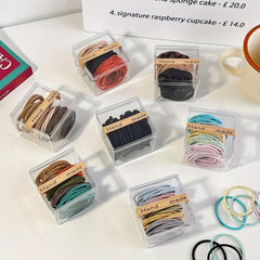 50pcs Rubber Band for Girls Hair, High Elasticity Headband, Daily Wear