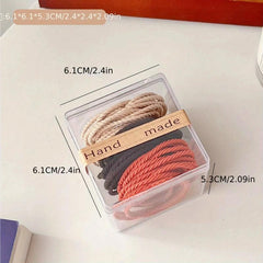 50pcs Rubber Band for Girls Hair, High Elasticity Headband, Daily Wear